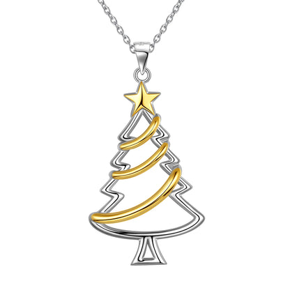 Christmas tree  necklace
