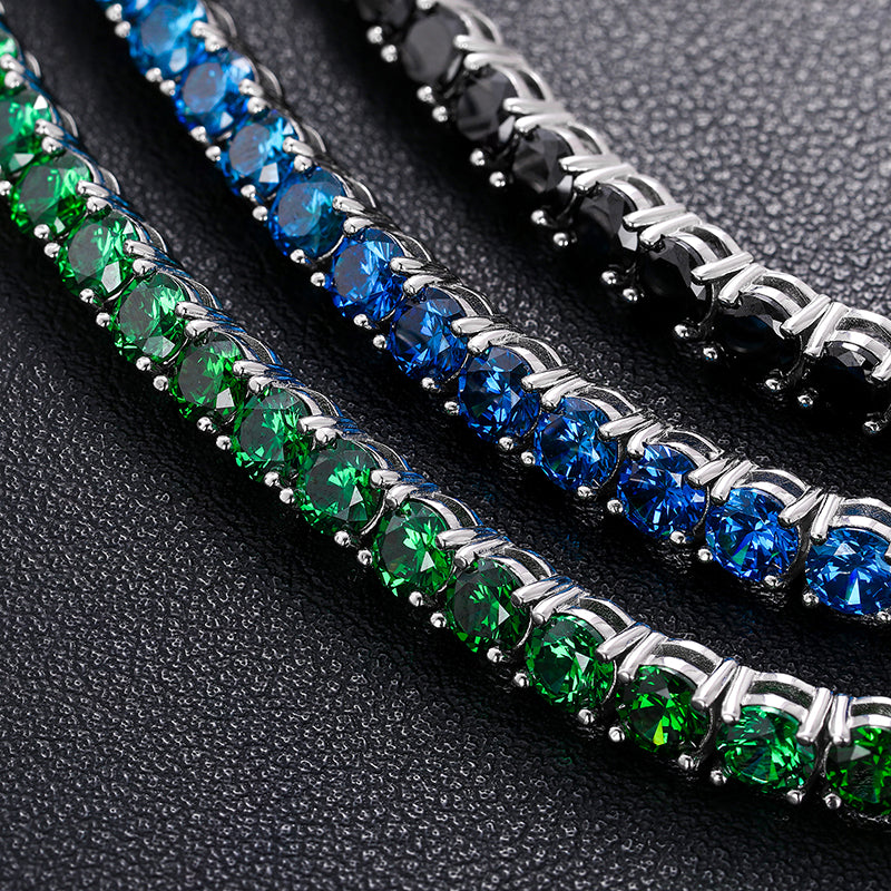 Tennis Chain Moissanite Bracelet 3MM