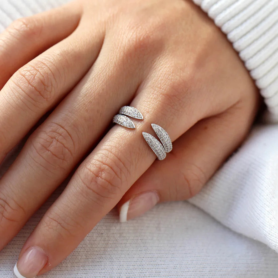 Open Pave Ring