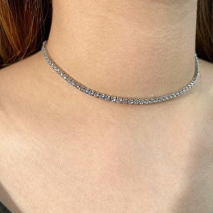Crystal choker necklace