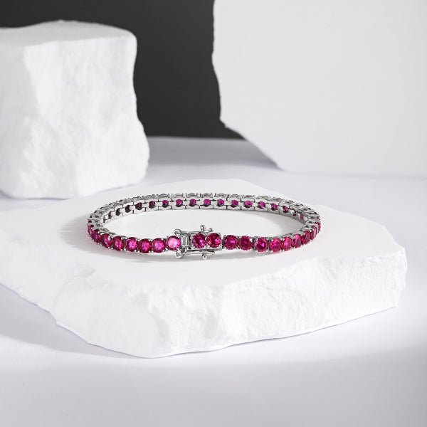 Pink Tennis Bracelet 4MM