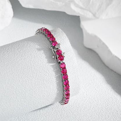 Pink Tennis Bracelet 4MM